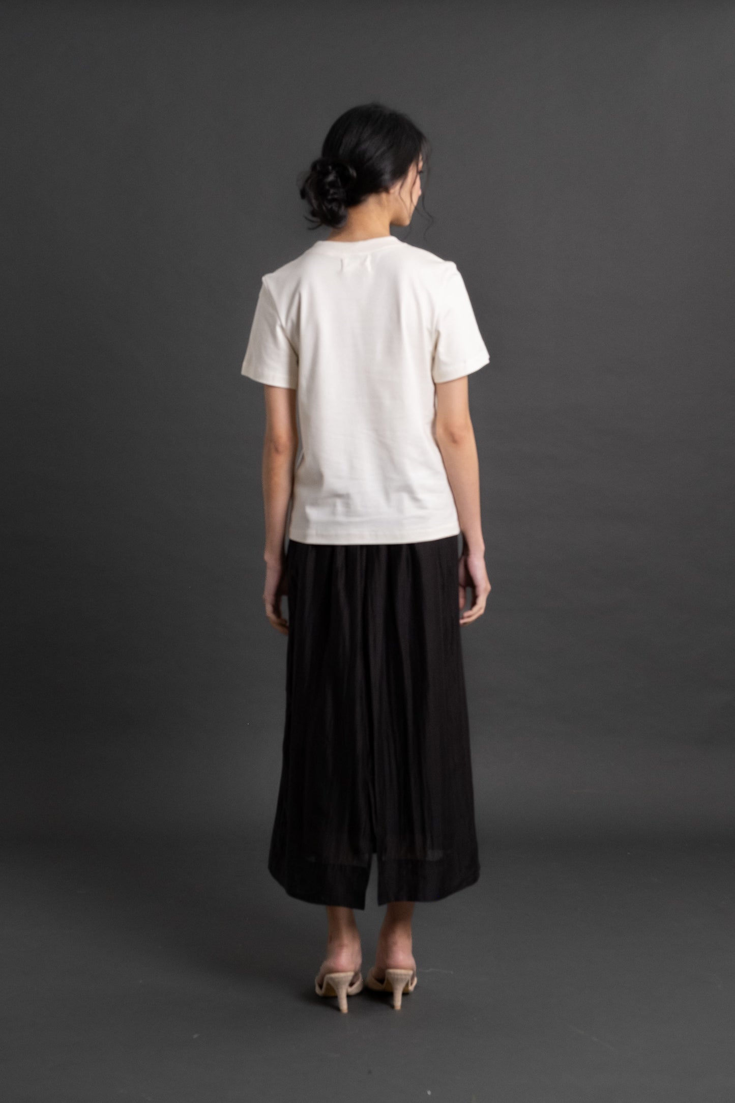 DA Letter Skirt in Licorice