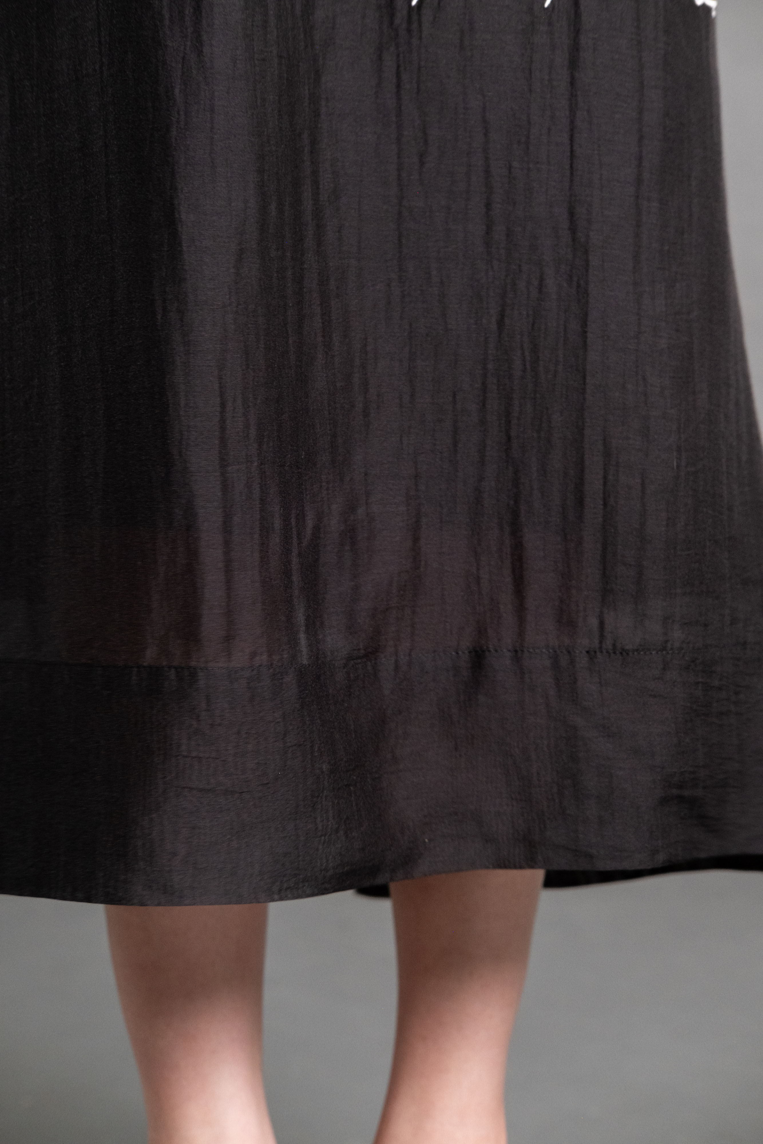 DA Letter Skirt in Licorice