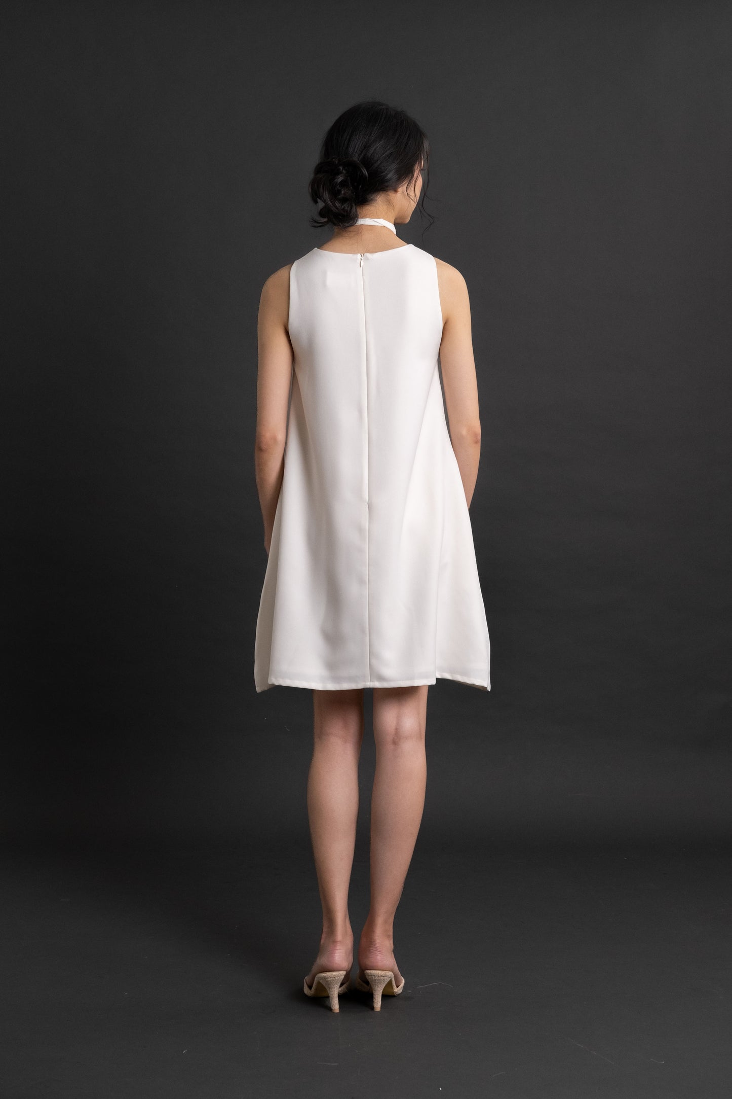 DA Origami Mini Dress in Buttermilk