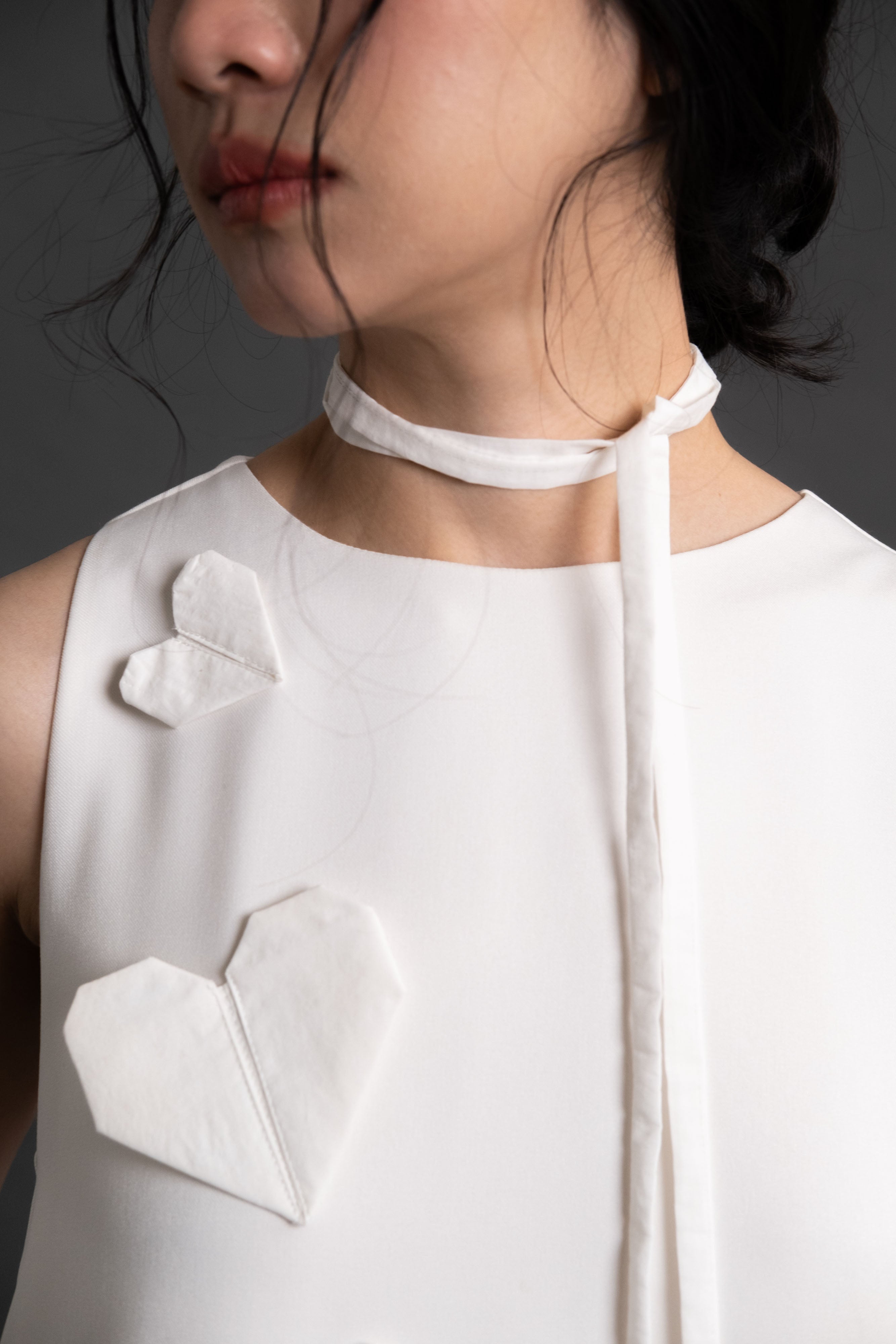 DA Origami Mini Dress in Buttermilk