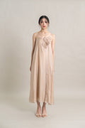 DA Bloom Heart Dress in Beige