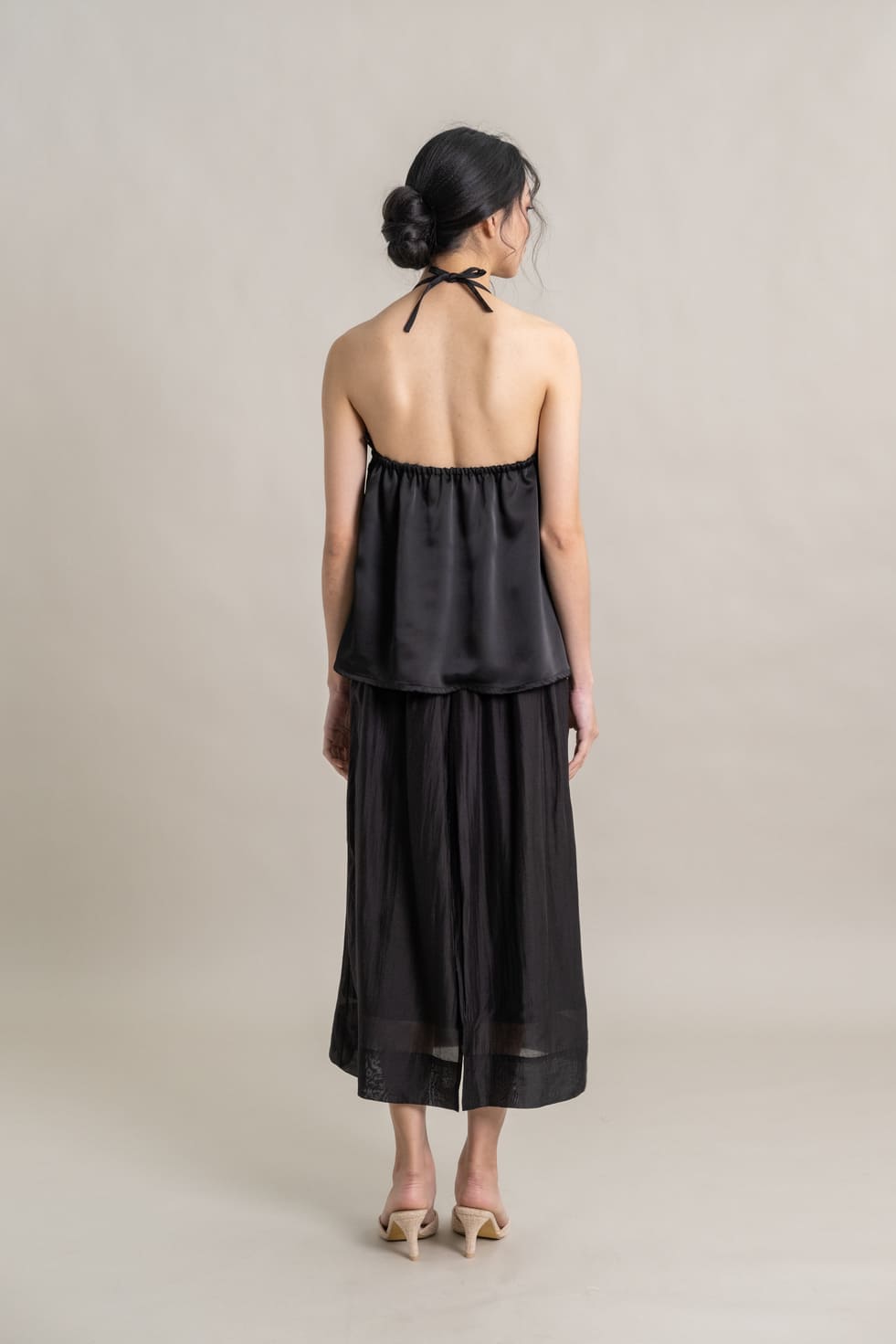 DA Lace Letter Top in Licorice