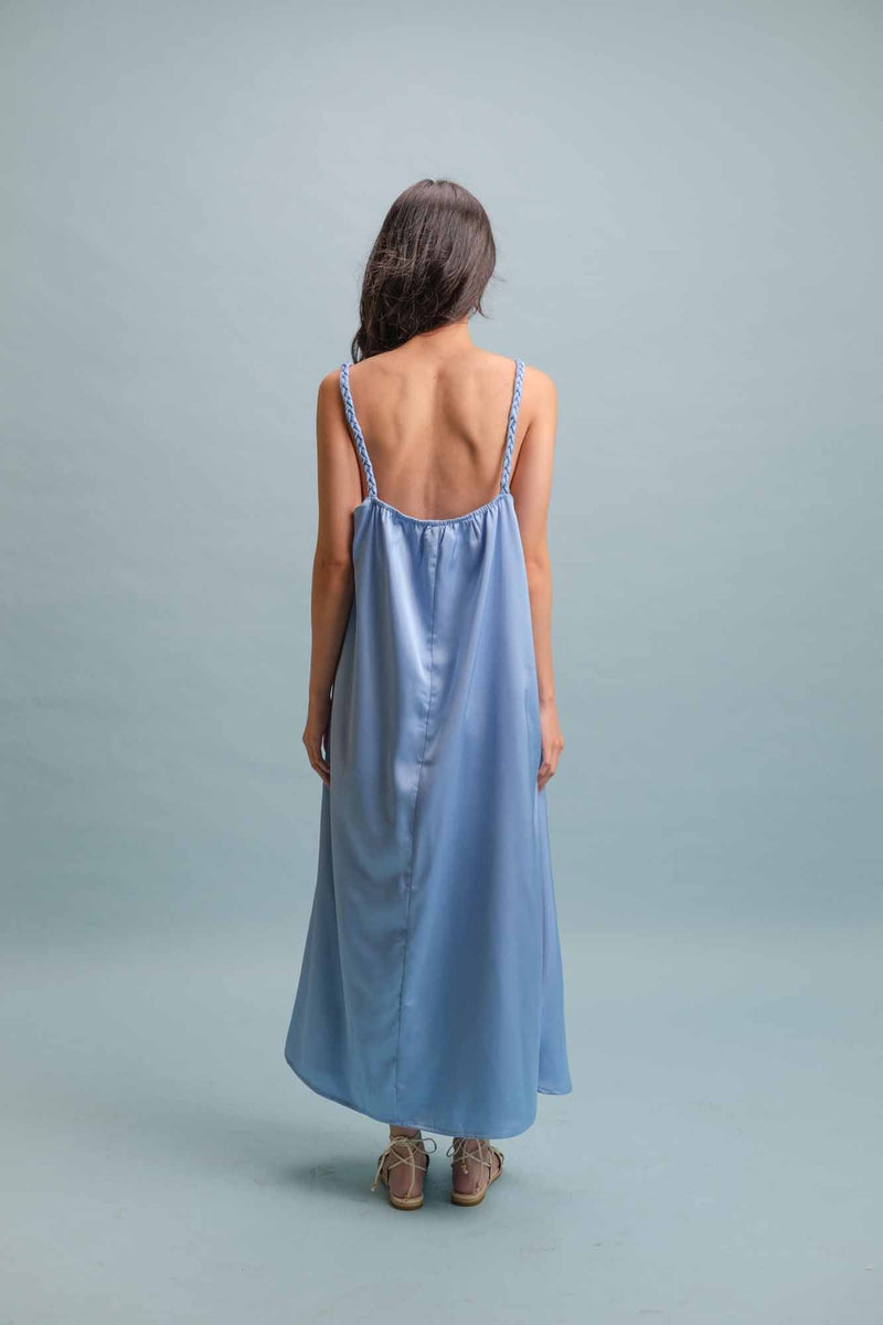 Sud Essence Braided Dress - BLUE