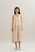 TM Round Dress in Cream