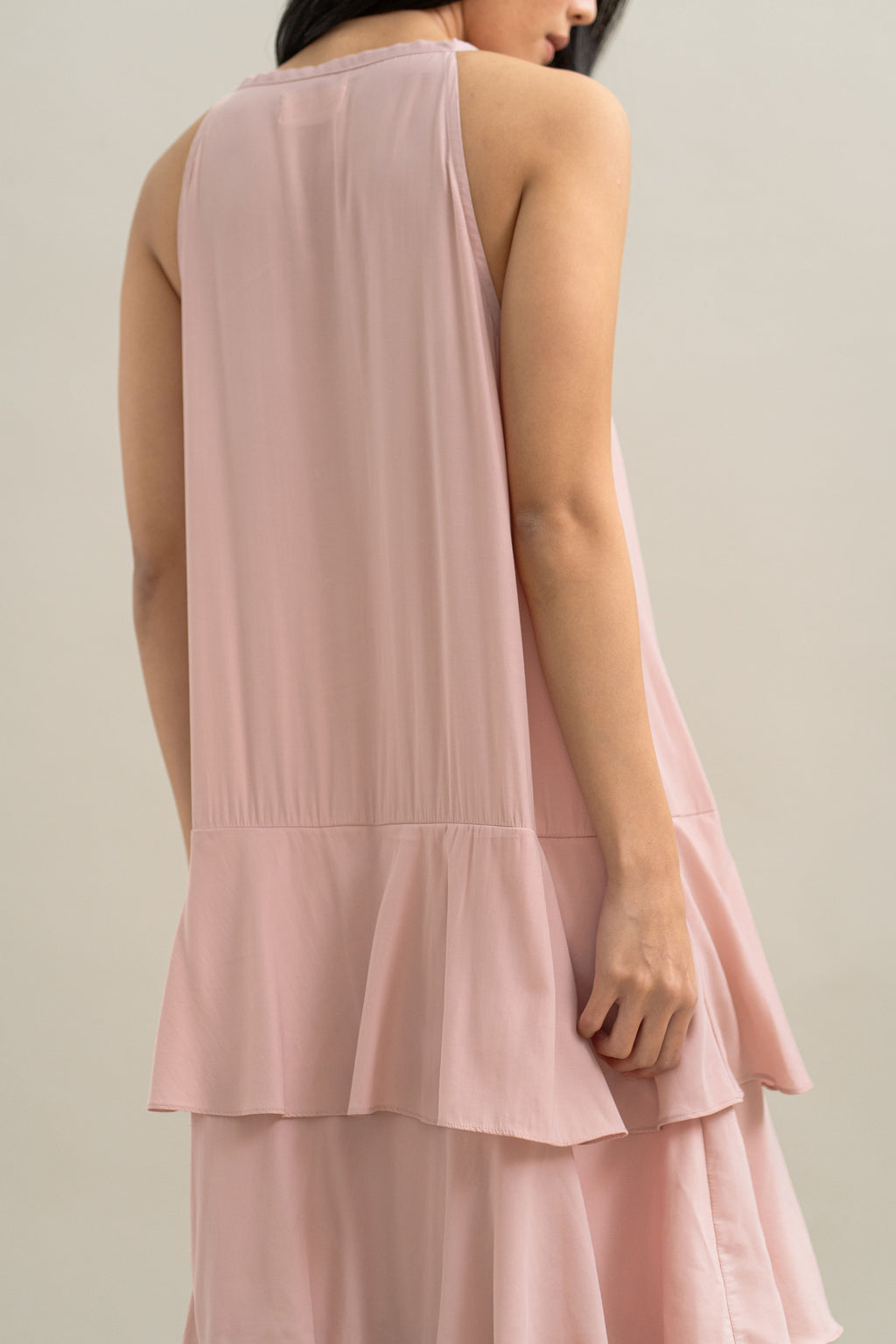 TM Ruffled Dress in Hey Baby