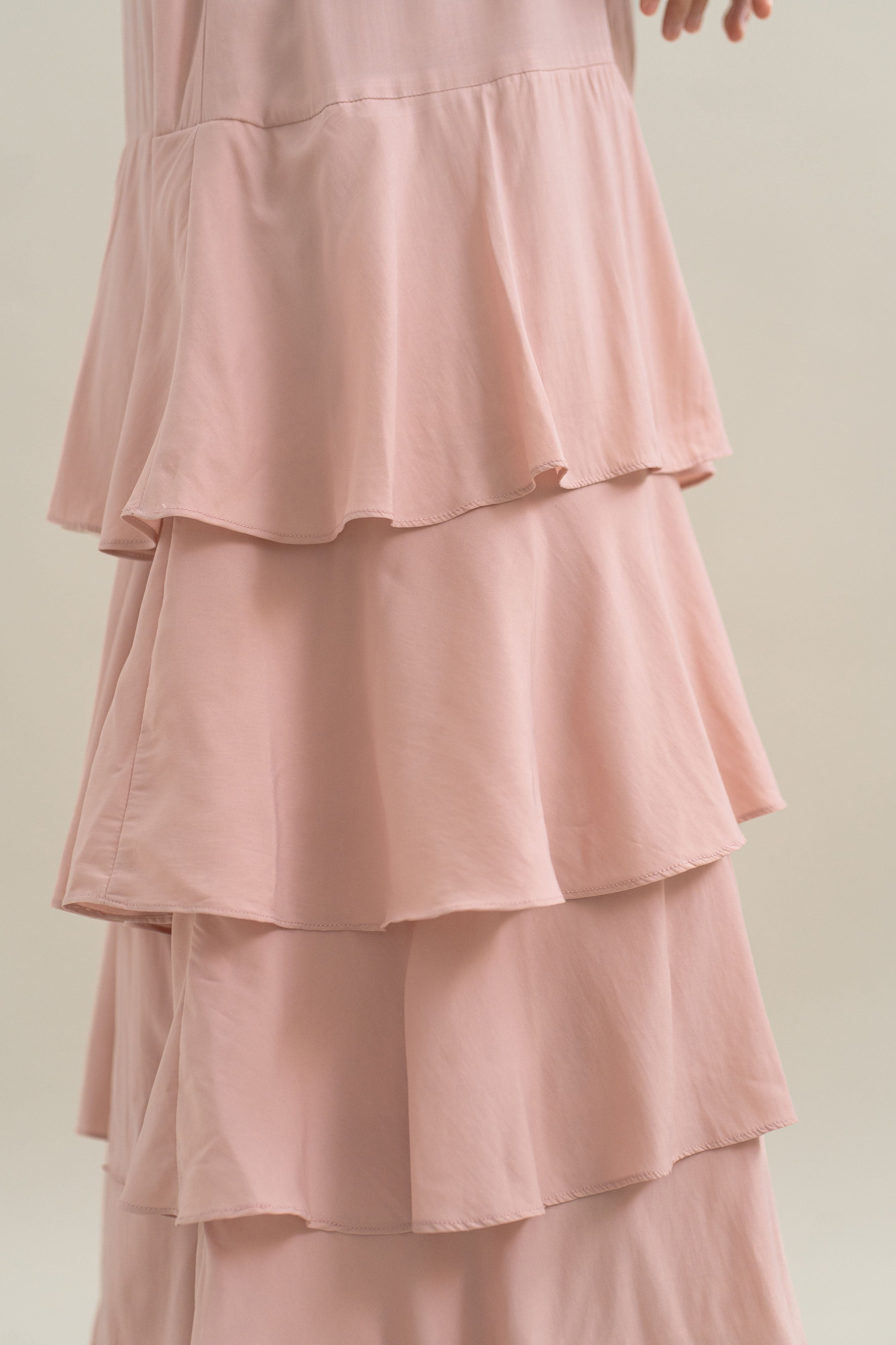 TM Ruffled Dress in Hey Baby