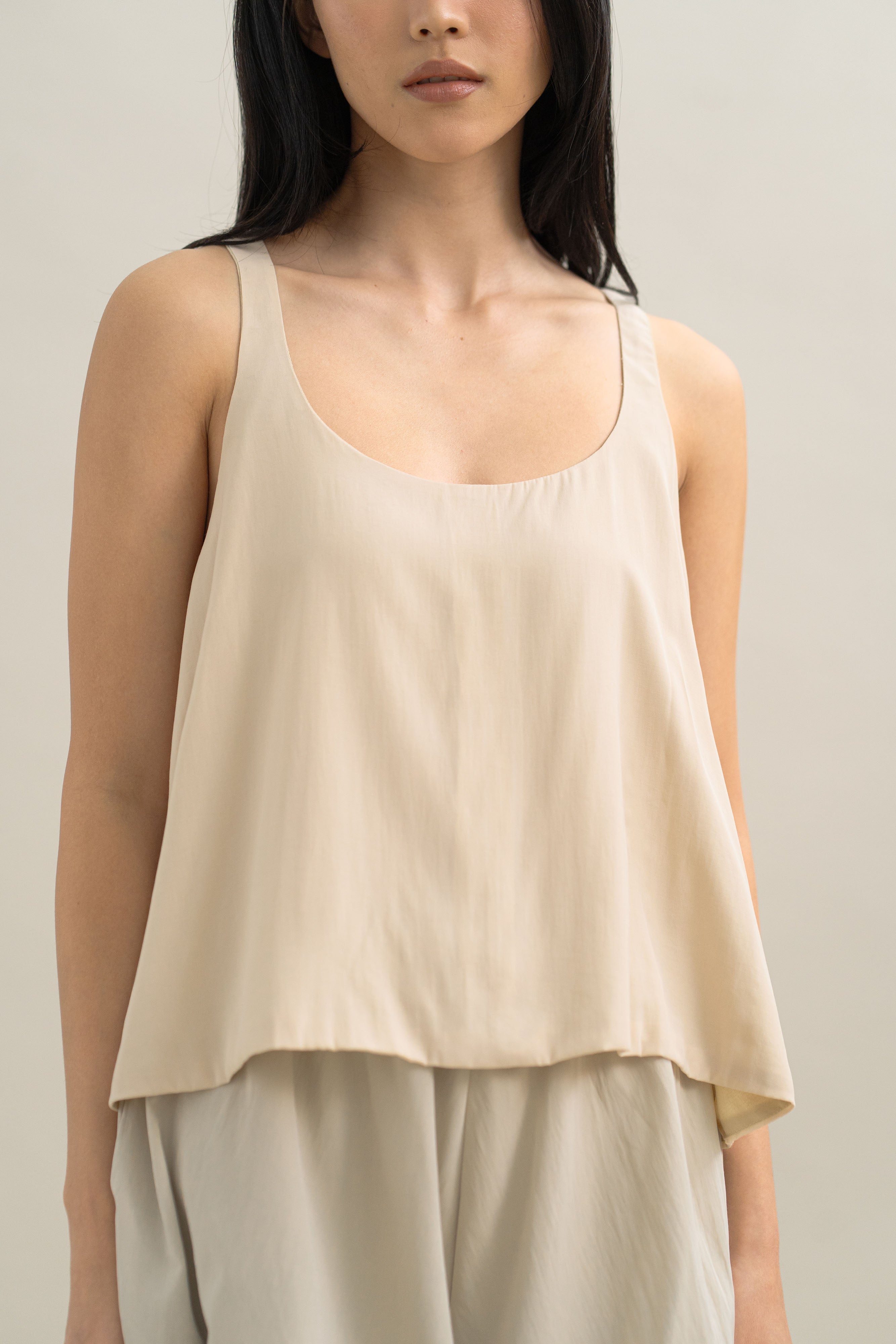 TM Puff Shorts in Cream