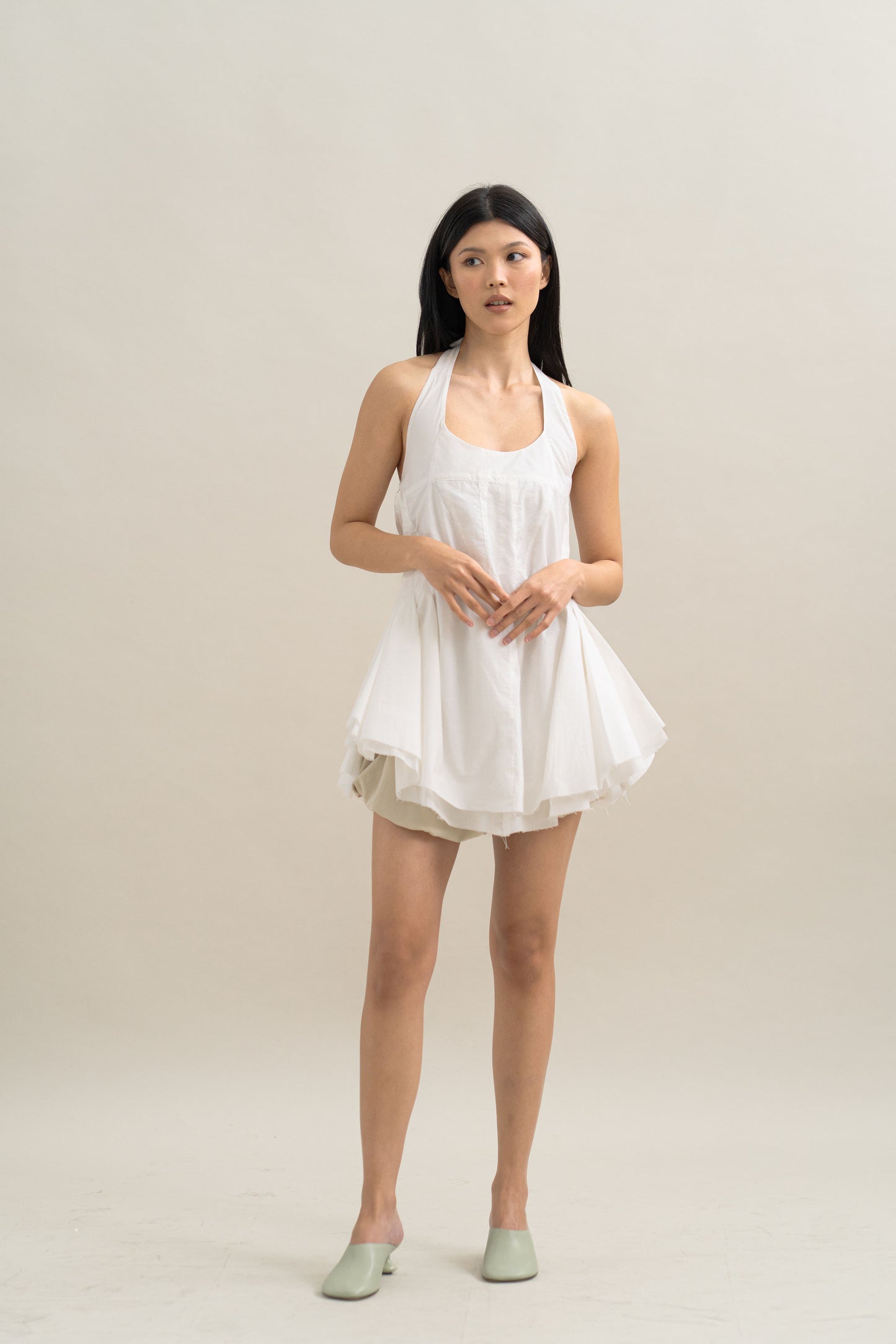 TM Babydoll Top in Buttermilk