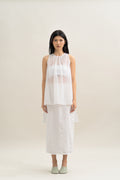 TM Sheer Top Set in Buttermilk