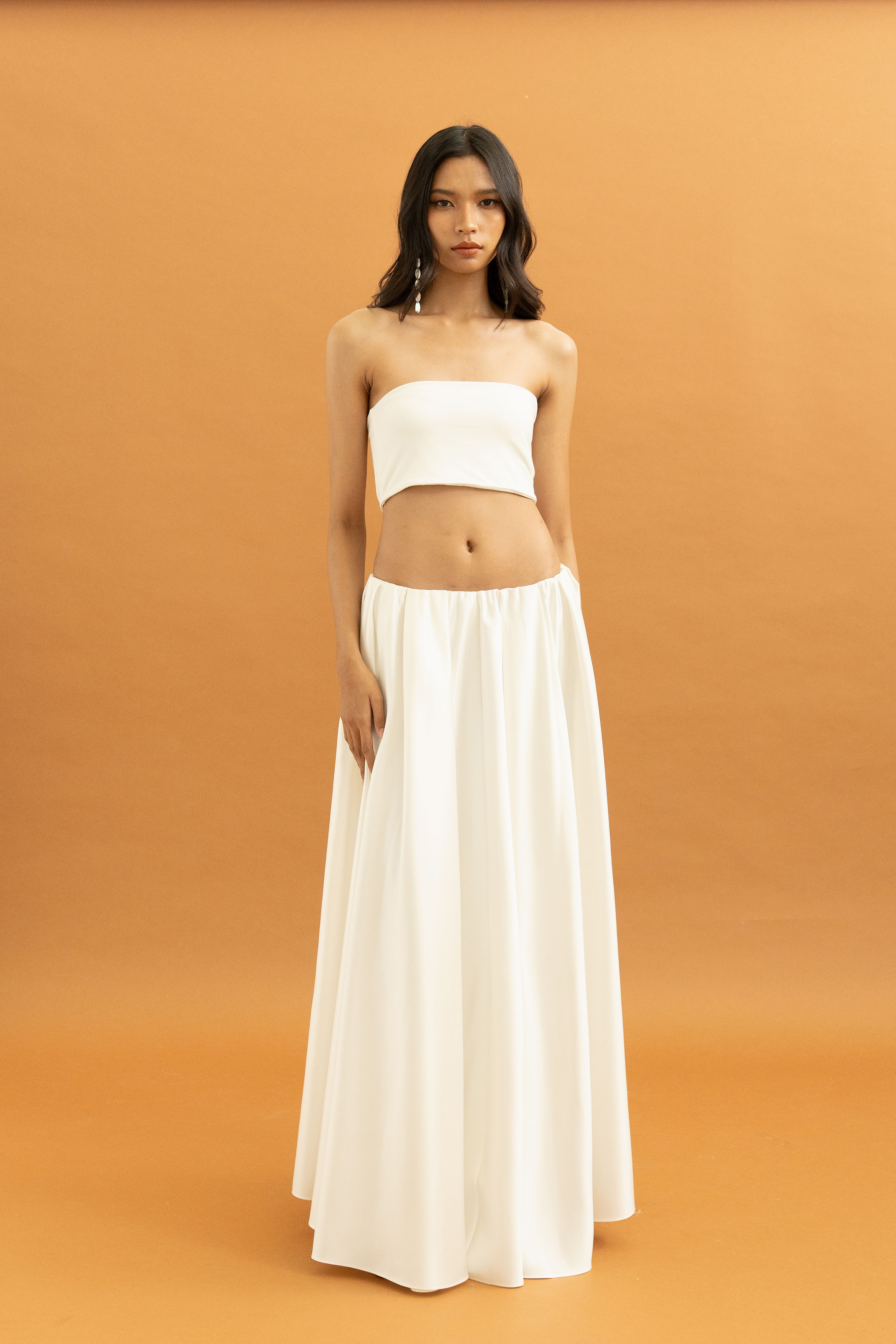 TM Maxi Skirt in Buttermilk