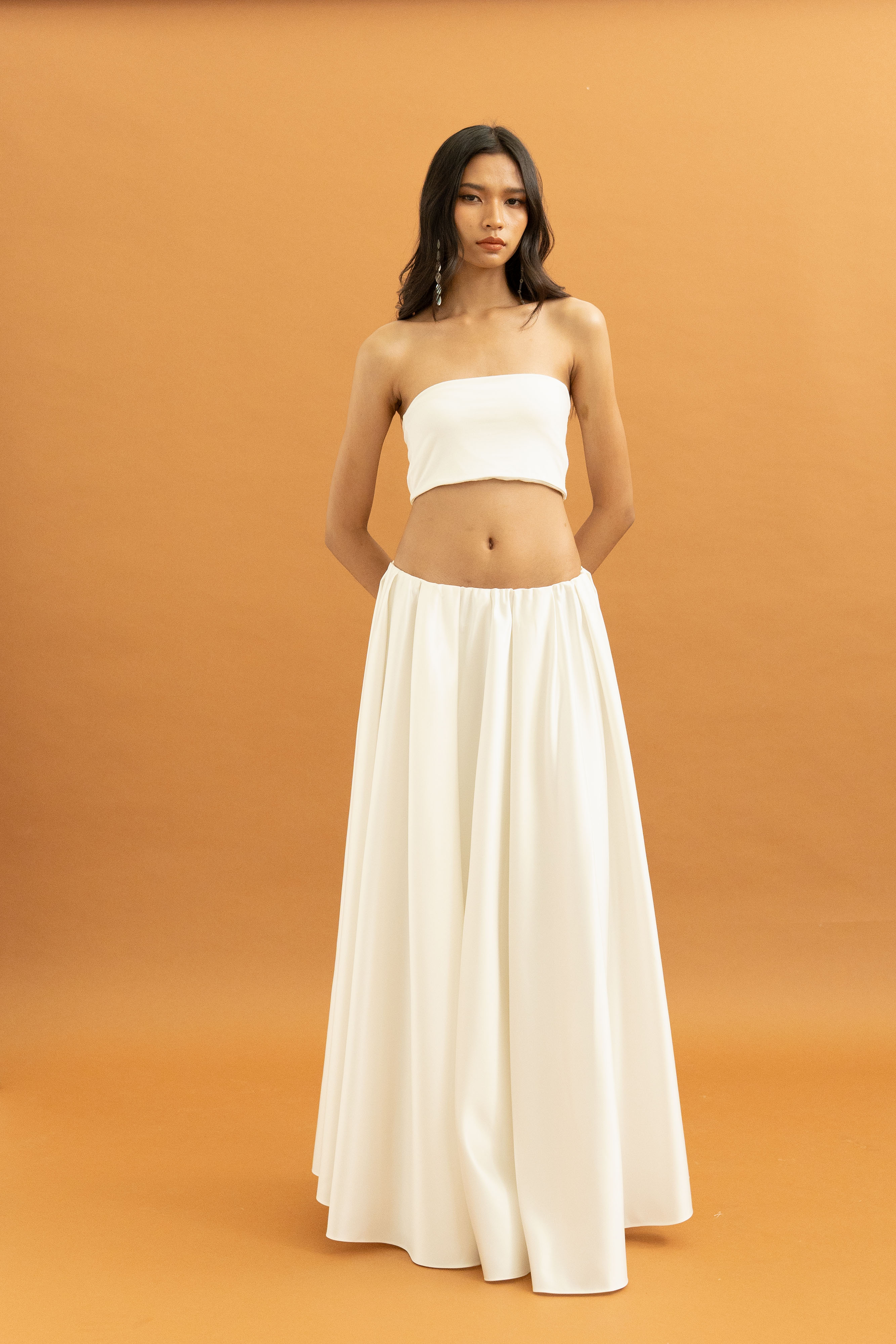 TM Maxi Skirt in Buttermilk