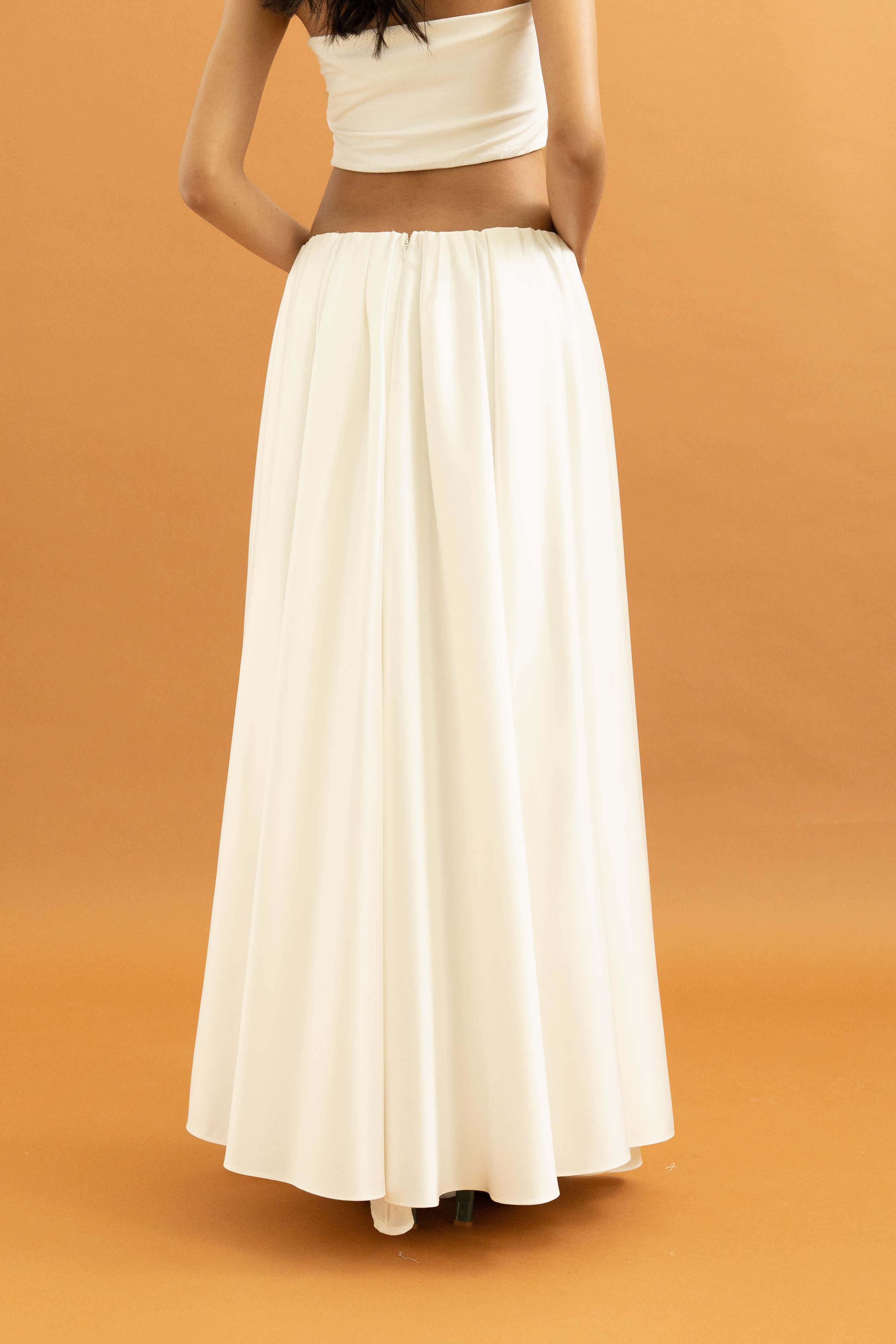 TM Maxi Skirt in Buttermilk