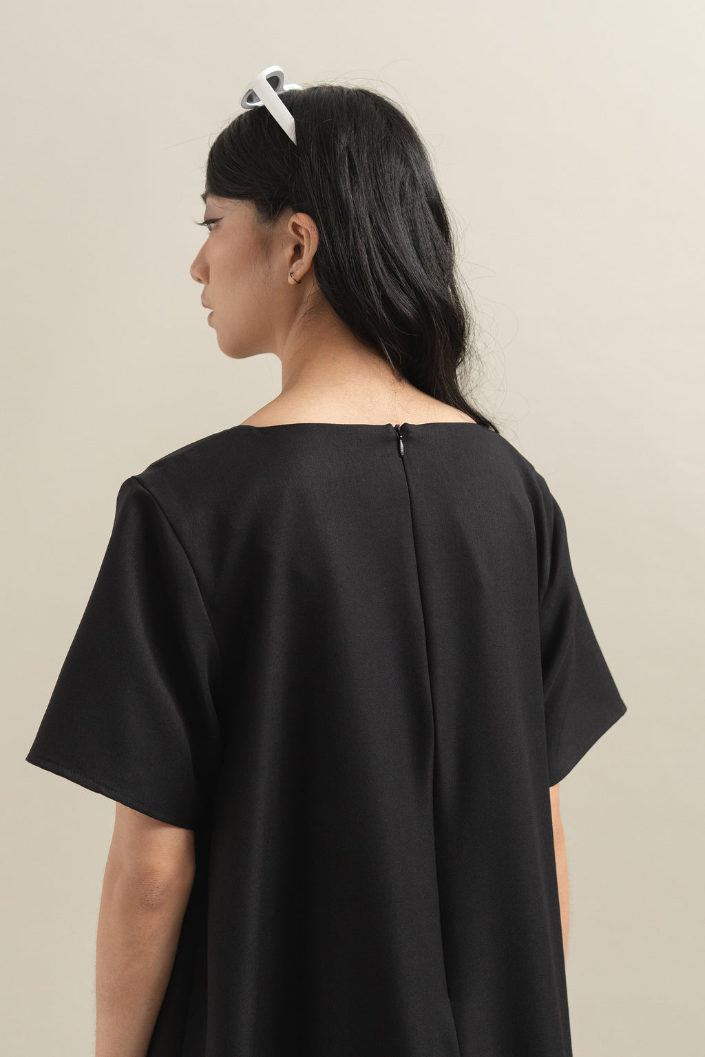 Bouquet Ruffle Dress in Licorice