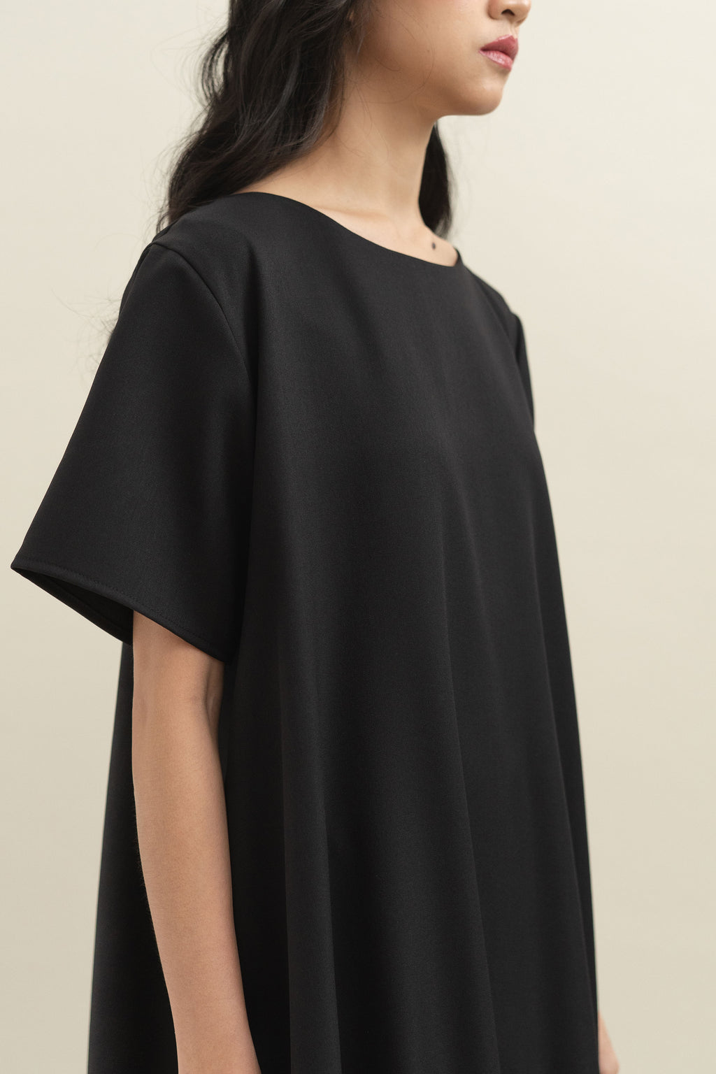 Bouquet Ruffle Dress in Licorice