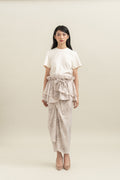 Bouquet Pattern Obi in Cream