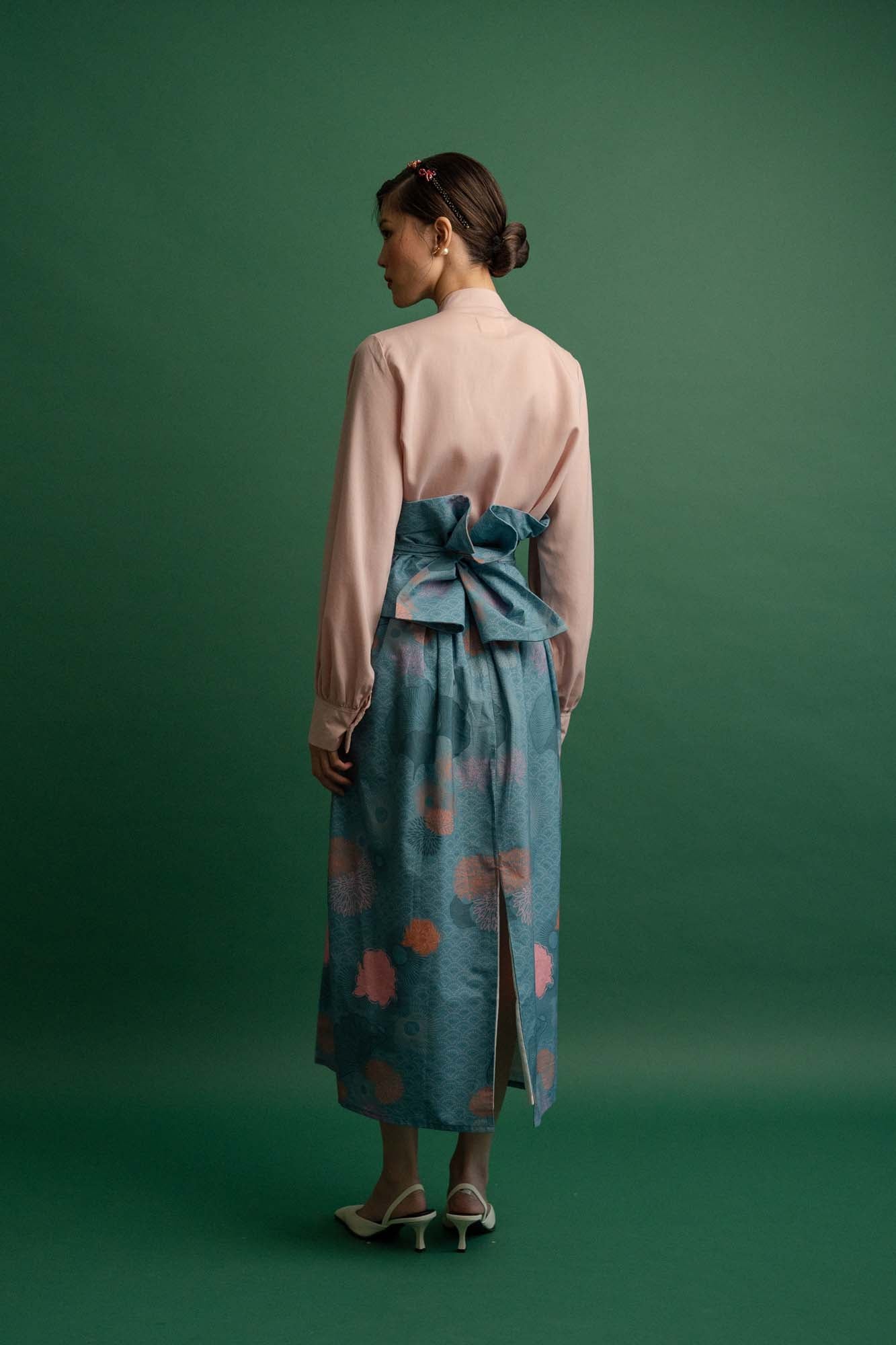 Chwee Kuih Midi Skirt