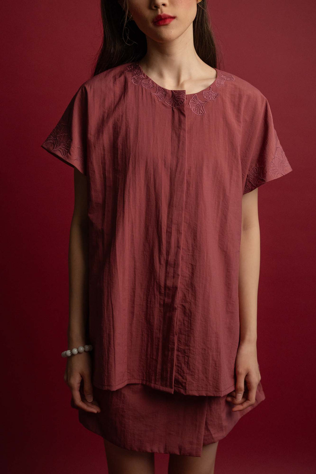 Petals Embroidery Top