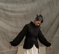 Lembayung Long Sleeve Kebaya in Licorice