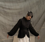 Lembayung Long Sleeve Kebaya in Licorice