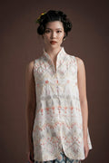 Senandika Hening Top in Buttermilk