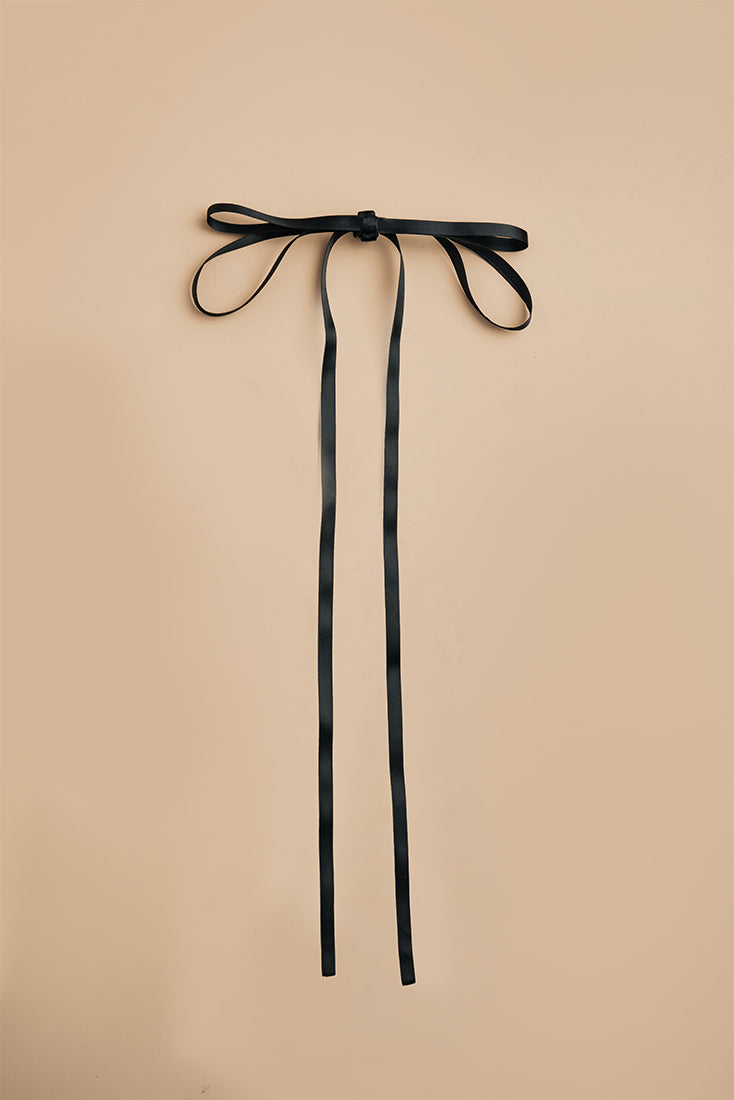 Quiet Ribbon Satin in Licorice