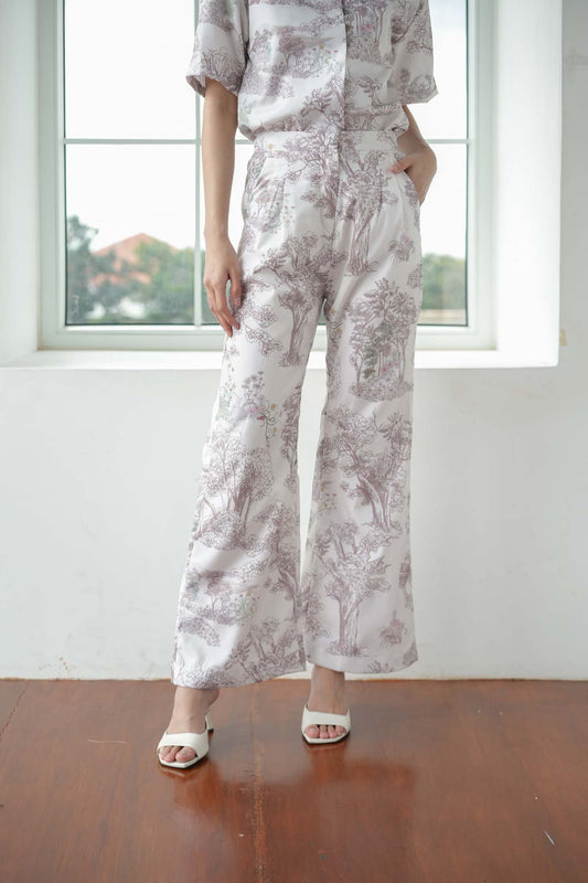 Home Woman Pattern Pants