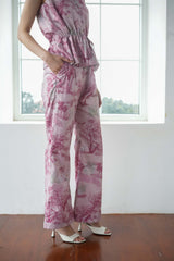 Home Woman Pattern Pants