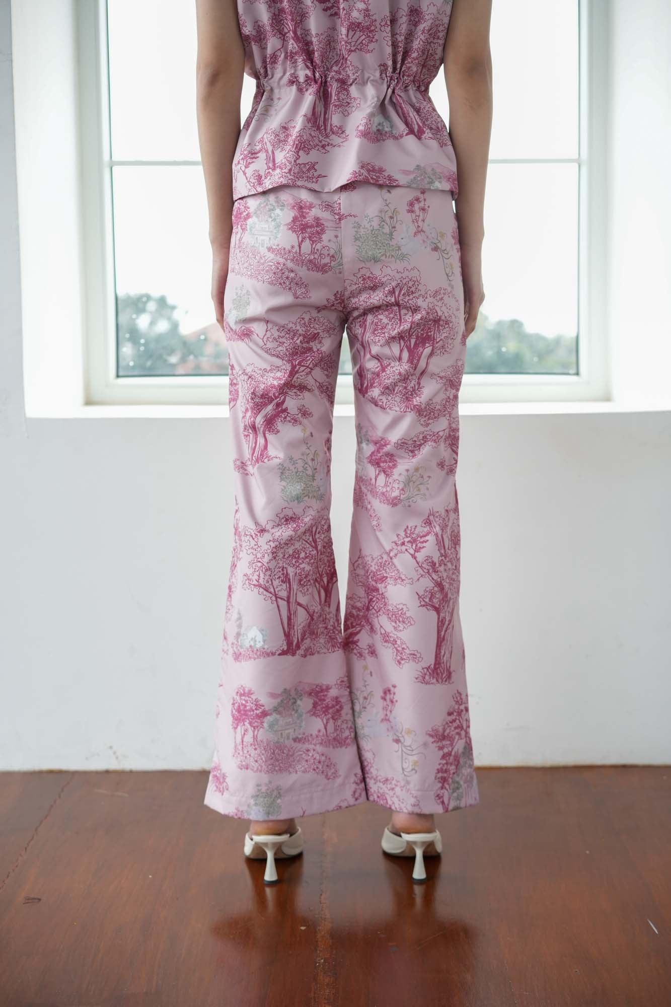 Home Woman Pattern Pants