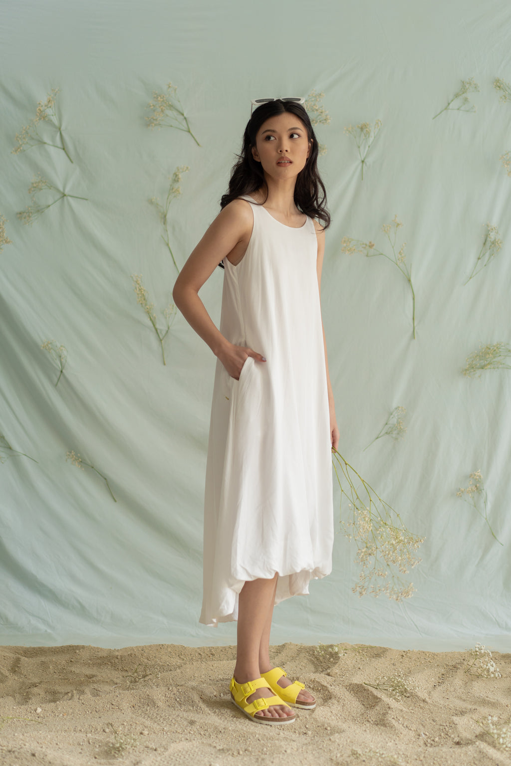 STR puff dress
