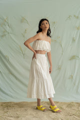 STR paneled skirt