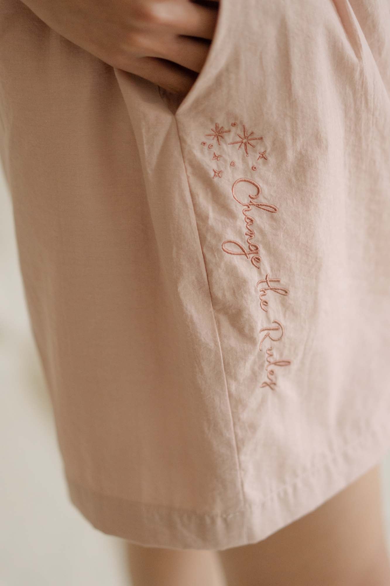 Embroidery Shorts (Change the Rules)