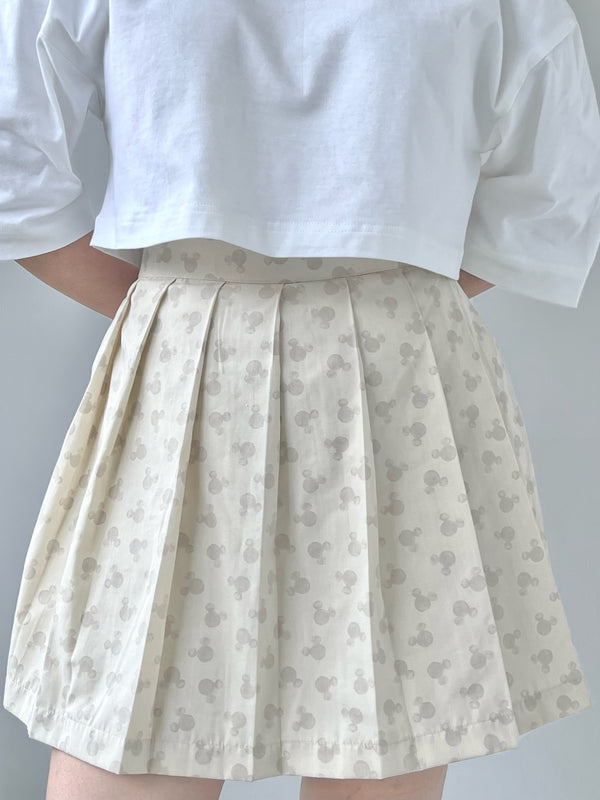 Mickey Mouse Pattern Skirt